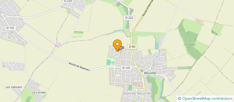 localisation de l'entreprise LES COTEAUX 51  BIEVILLE-BEUVILLE