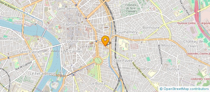localisation de l'entreprise LES COTEAUX D ESCALQUENS à TOULOUSE