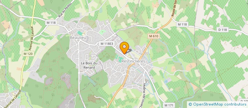 localisation de l'entreprise LES COTEAUX DE MONTPELLIER  SAINT-GENIES-DES-MOURGUES
