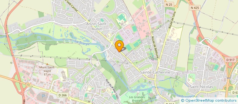 localisation de l'entreprise LES COTEAUX DE VIMY  ANZIN-SAINT-AUBIN