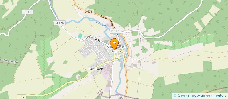 localisation de l'entreprise LES COTEAUX DORES  MUSSY-SUR-SEINE