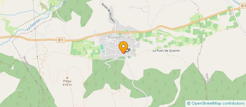 localisation de l'entreprise LES COTEAUX DU CRES  ROUGIERS