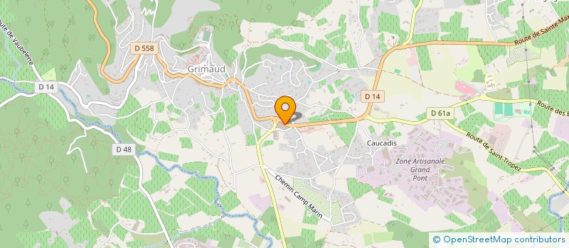 localisation de l'entreprise LES COTEAUX DU GOLFE DE SAINT TROPEZ à GRIMAUD