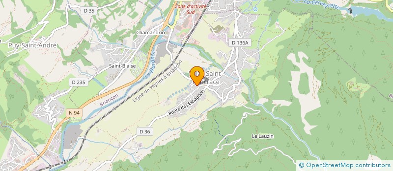 localisation de l'entreprise LES COTEAUX DU JOUR  VILLAR-SAINT-PANCRACE