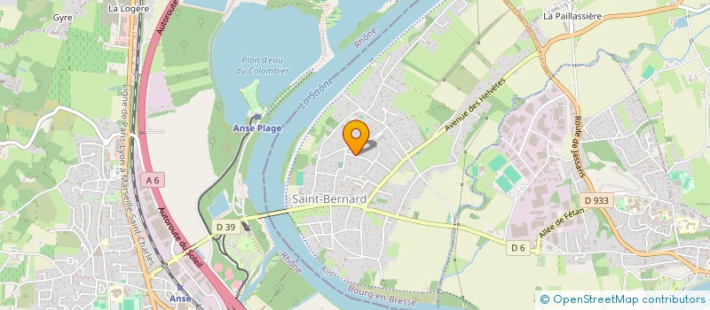 localisation de l'entreprise LES COTEAUX DU LAYON  SAINT-BERNARD