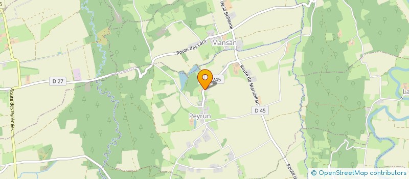 localisation de l'entreprise LES COTEAUX IMMO  PEYRUN