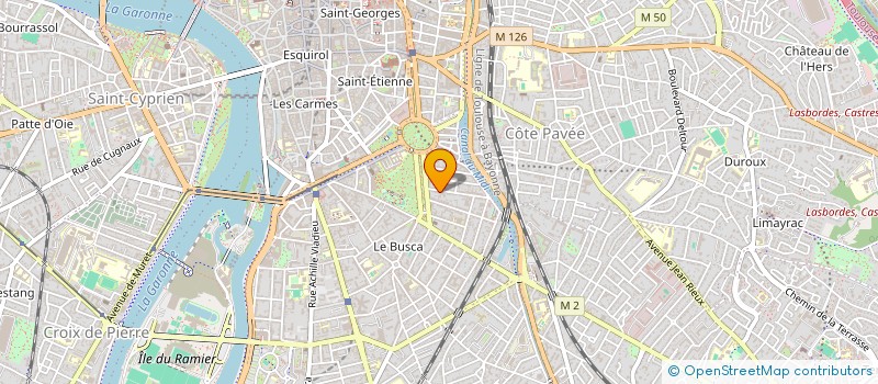 localisation de l'entreprise LES COTEAUX PAIS  TOULOUSE