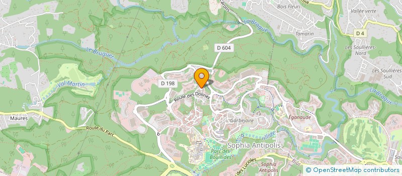 localisation de l'entreprise LES COTEAUX PERIGOURDINS PV  VALBONNE