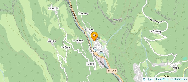 localisation de l'entreprise LES COTERIES  ARGIS