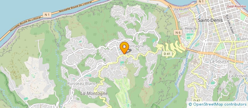 localisation de l'entreprise LES COTES D'A COTE  SAINT-DENIS