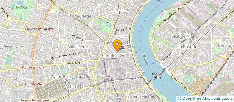 localisation de l'entreprise LES COTES DE BORDEAUX à BORDEAUX