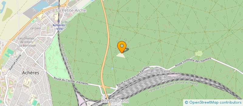 localisation de l'entreprise LES COTTAGES  SAINT-GERMAIN-EN-LAYE