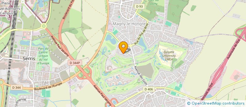 localisation de l'entreprise LES COTTAGES  MAGNY-LE-HONGRE