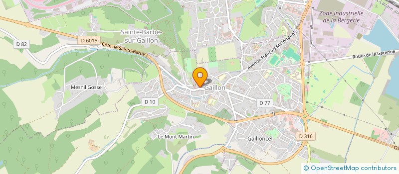 localisation de l'entreprise LES COTTAGES DE TITINE  GAILLON