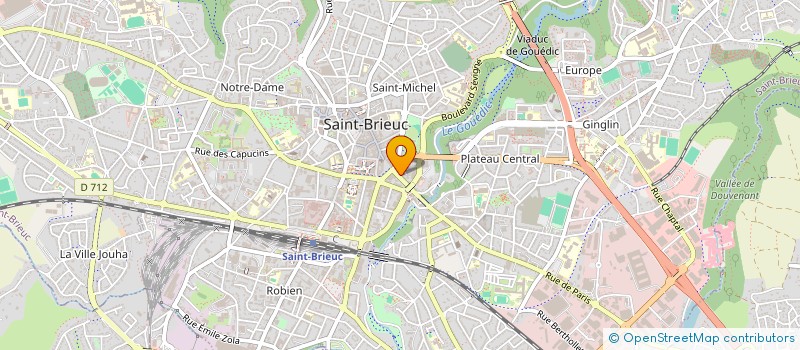 localisation de l'entreprise LES COTTAGES INVEST à SAINT-BRIEUC