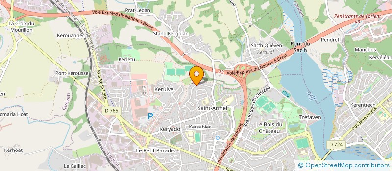 localisation de l'entreprise LES COUCHES PROPRES  LORIENT