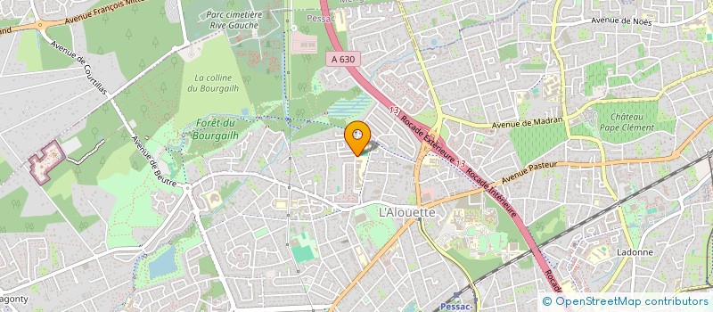 localisation de l'entreprise LES COUCHY'S  PESSAC