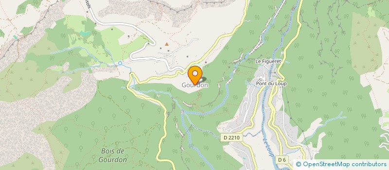 localisation de l'entreprise LES COUCOURDES à GOURDON