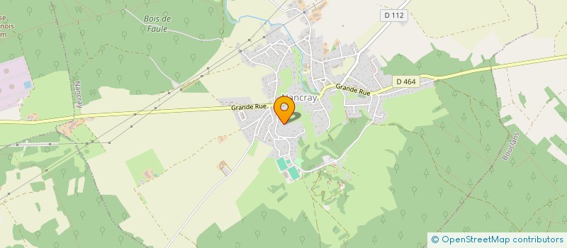 localisation de l'entreprise LES COUDEES FRANCHES  NANCRAY