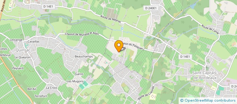 localisation de l'entreprise LES COUDOT  CAMBLANES-ET-MEYNAC