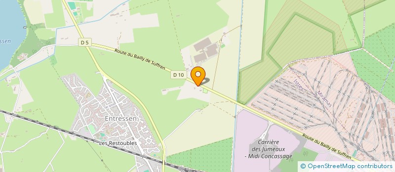 localisation de l'entreprise LES COUDOULETS DE LA CRAU à ISTRES