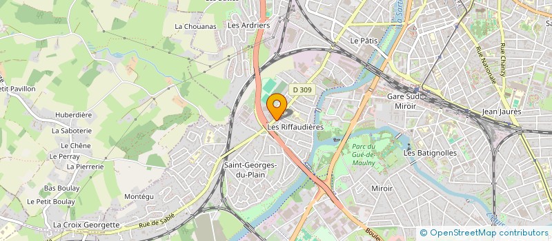 localisation de l'entreprise LES COULEURS D'ALIENOR DIVA  LE MANS