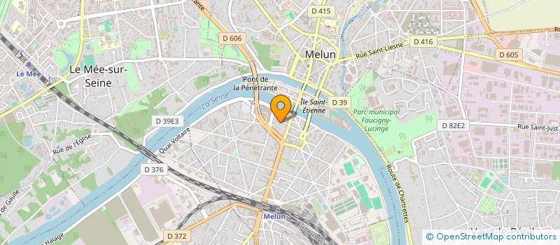 localisation de l'entreprise LES COULEURS D'ERIS à MELUN