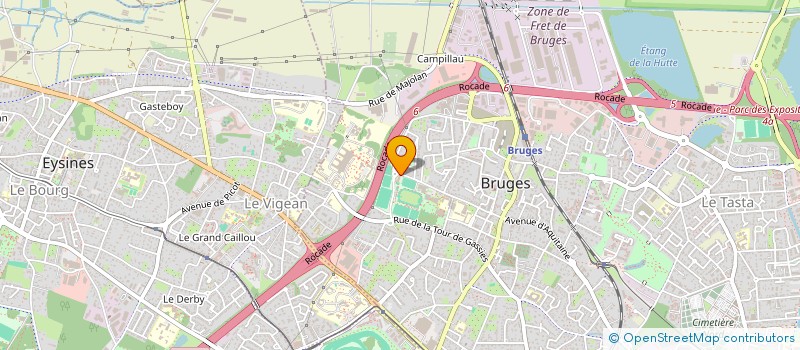 localisation de l'entreprise LES COULEURS DE BRUGES à BRUGES