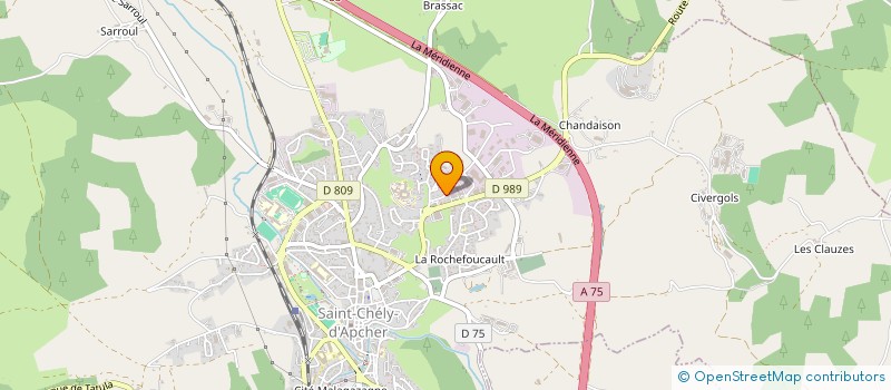 localisation de l'entreprise LES COULEURS DE JULIA à SAINT-CHELY-D'APCHER