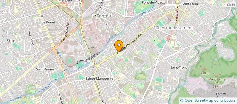 localisation de l'entreprise LES COULEURS DE L'ARC EN CIEL à MARSEILLE