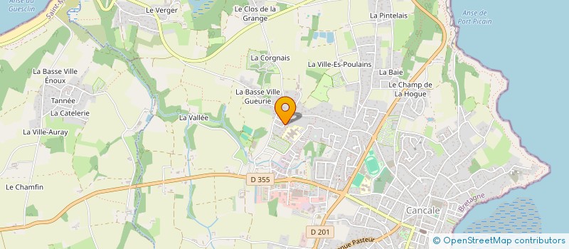 localisation de l'entreprise LES COULEURS DE L'ENFANCE à CANCALE