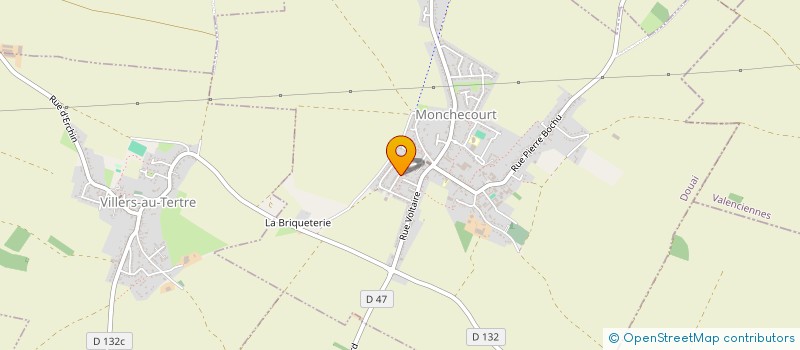 localisation de l'entreprise LES COULEURS DE L'ESPOIR à MONCHECOURT