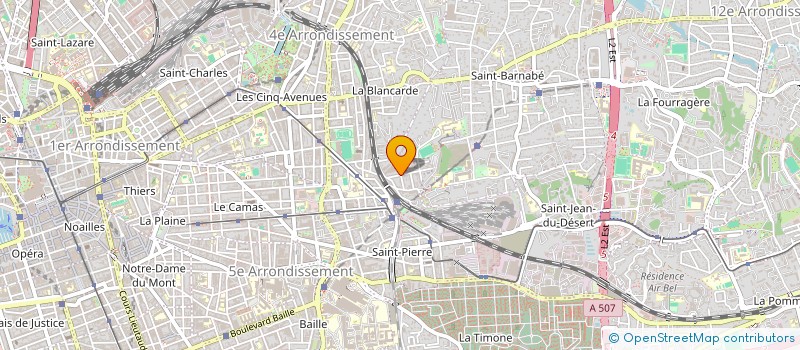 localisation de l'entreprise LES COULEURS DE LA LECTURE à MARSEILLE 4