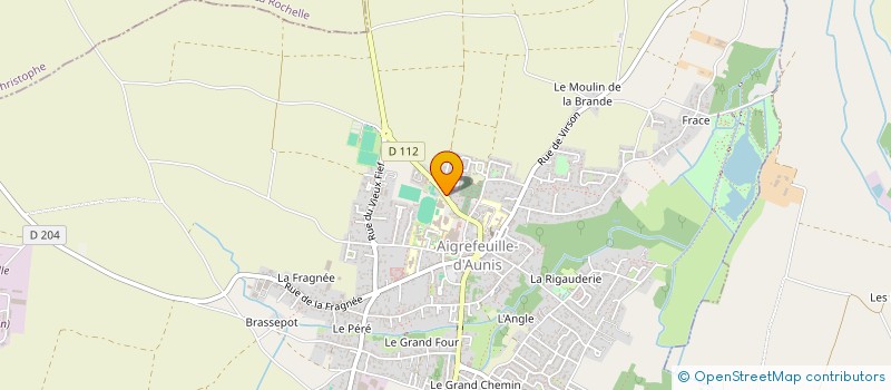 localisation de l'entreprise LES COULEURS DU LITTORAL  AIGREFEUILLE D'AUNIS