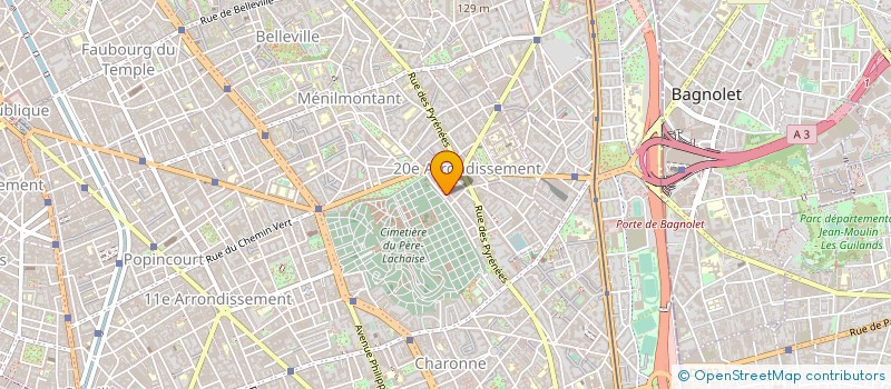 localisation de l'entreprise LES COULEURS DU SOLEIL  PARIS