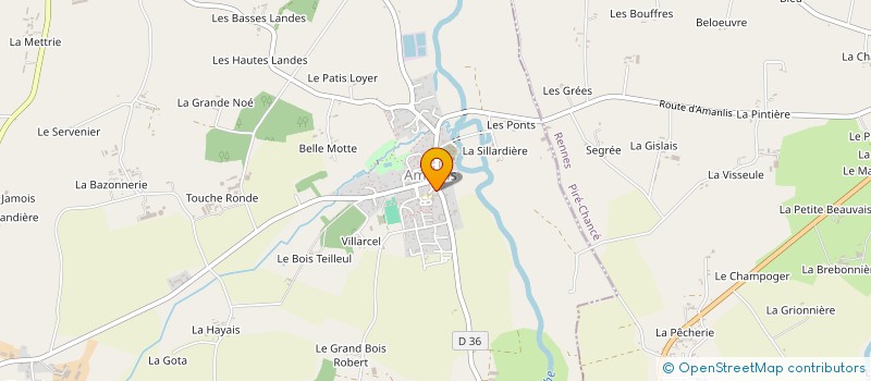 localisation de l'entreprise LES COULEURS SOLIDAIRES  AMANLIS