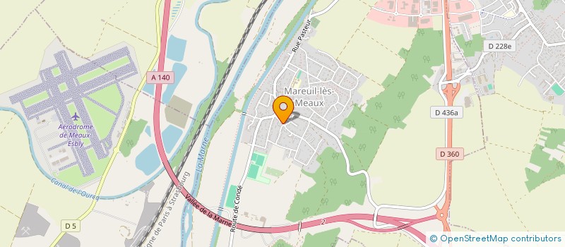 localisation de l'entreprise LES COULISSES à MAREUIL-LES-MEAUX