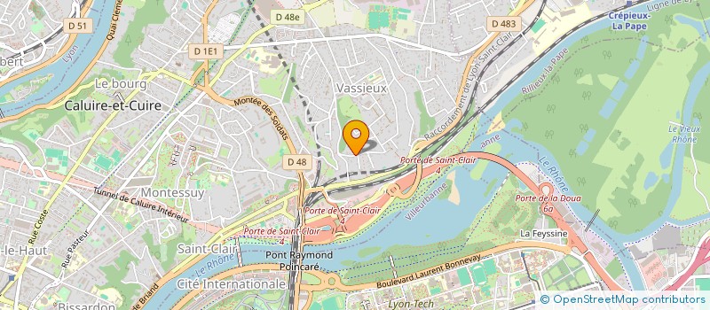 localisation de l'entreprise LES COULISSES D'ELO  CALUIRE-ET-CUIRE