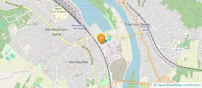 localisation de l'entreprise LES COULISSES DE L'OMBRE à VERNOUILLET