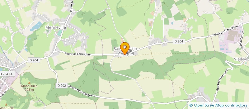 localisation de l'entreprise LES COULOIRS DU TEMPS  SAINT-MARTIN-CHOQUEL