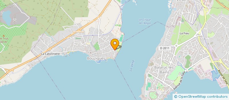 localisation de l'entreprise LES COULOIRS DU TEMPS  BOUZIGUES