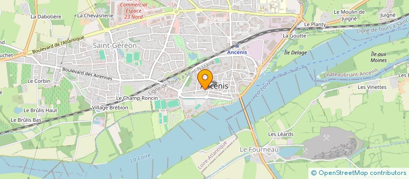 localisation de l'entreprise LES COUNELS  ANCENIS-SAINT-GEREON