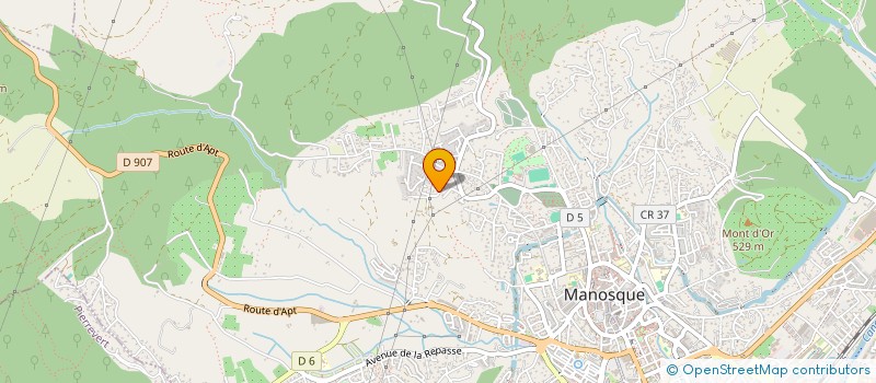 localisation de l'entreprise LES COUPIERES à MANOSQUE