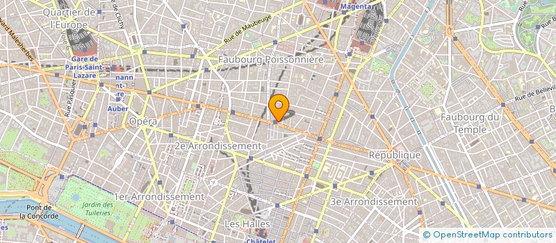localisation de l'entreprise LES COUPONS DE PARIS à PARIS