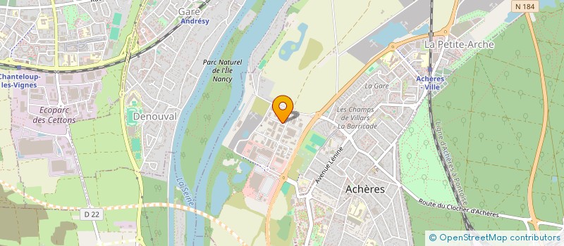 localisation de l'entreprise LES COURANTS ELECTRIQUES EUROPEENS à ACHERES