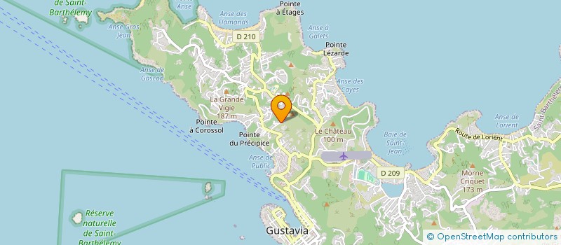 localisation de l'entreprise LES COURANTS FAIBLES à SAINT BARTHELEMY