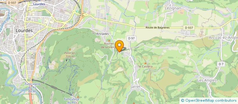 localisation de l'entreprise LES COURBES  JARRET