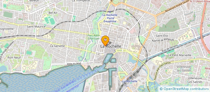 localisation de l'entreprise LES COUREURS D EPICES à LA ROCHELLE