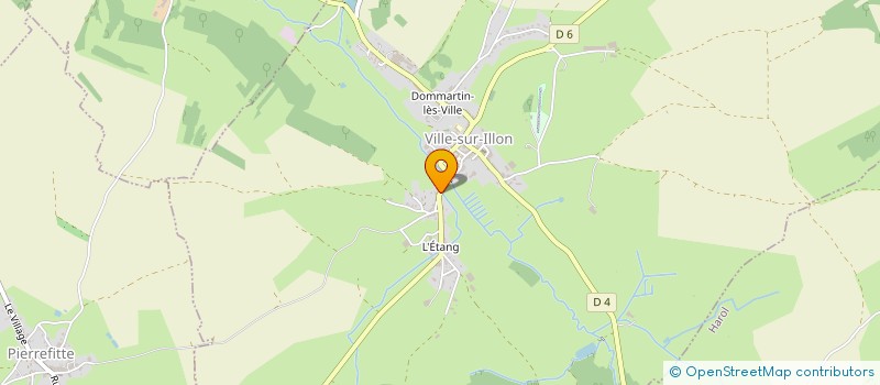 localisation de l'entreprise LES COUREURS DE L'ILLON  VILLE-SUR-ILLON