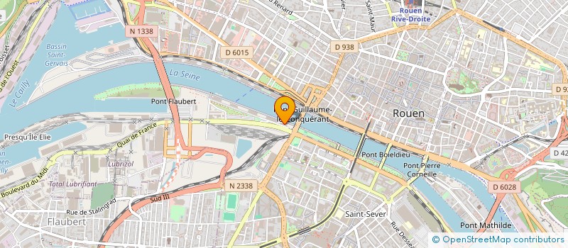 localisation de l'entreprise LES COURONNAIS à ROUEN